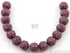 Pave Ruby Round Beads, (RB-BA6)